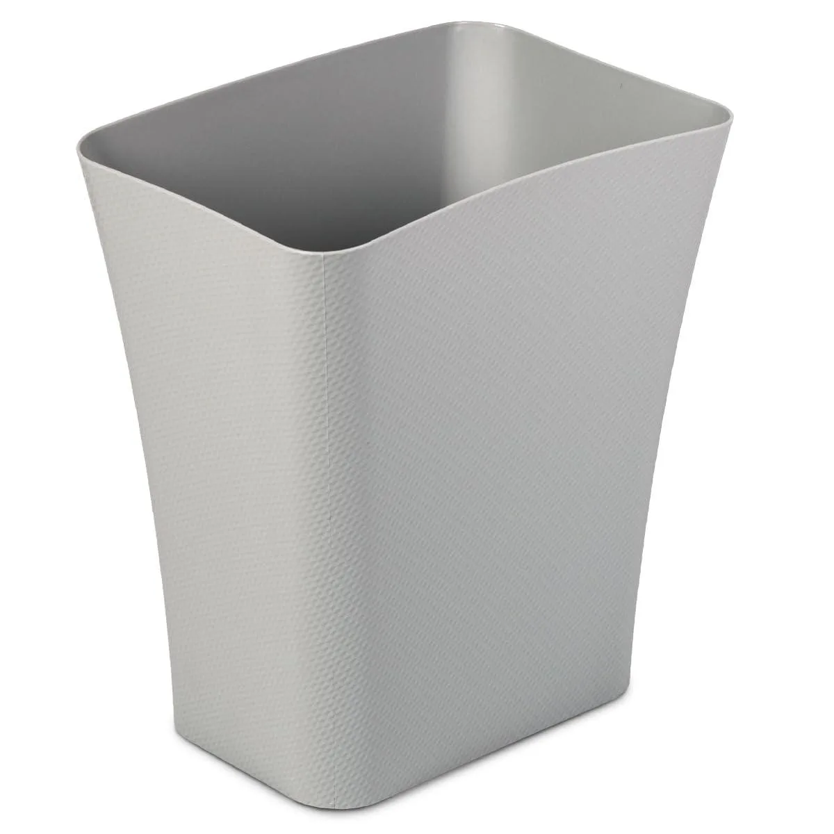  Clorox Textura Slim Trash Can 3.1 Gallon Grey 12 Pack — product photo