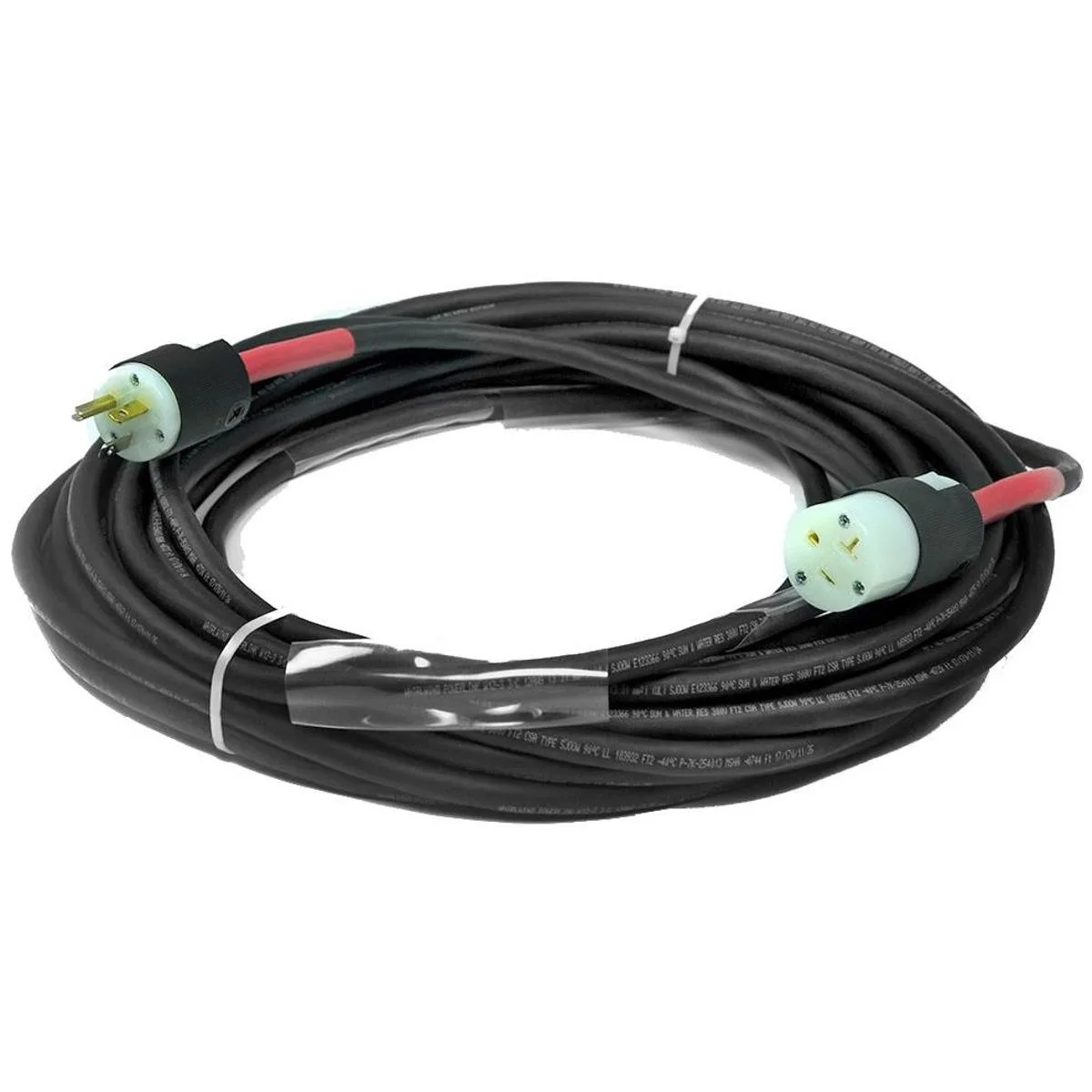 WHIRLWIND SOLUTIONS WHIRLWIND SOLUTIONS 20' Edison HBL5366C to HBL5369C W12-3 computer power extension cord — product photo