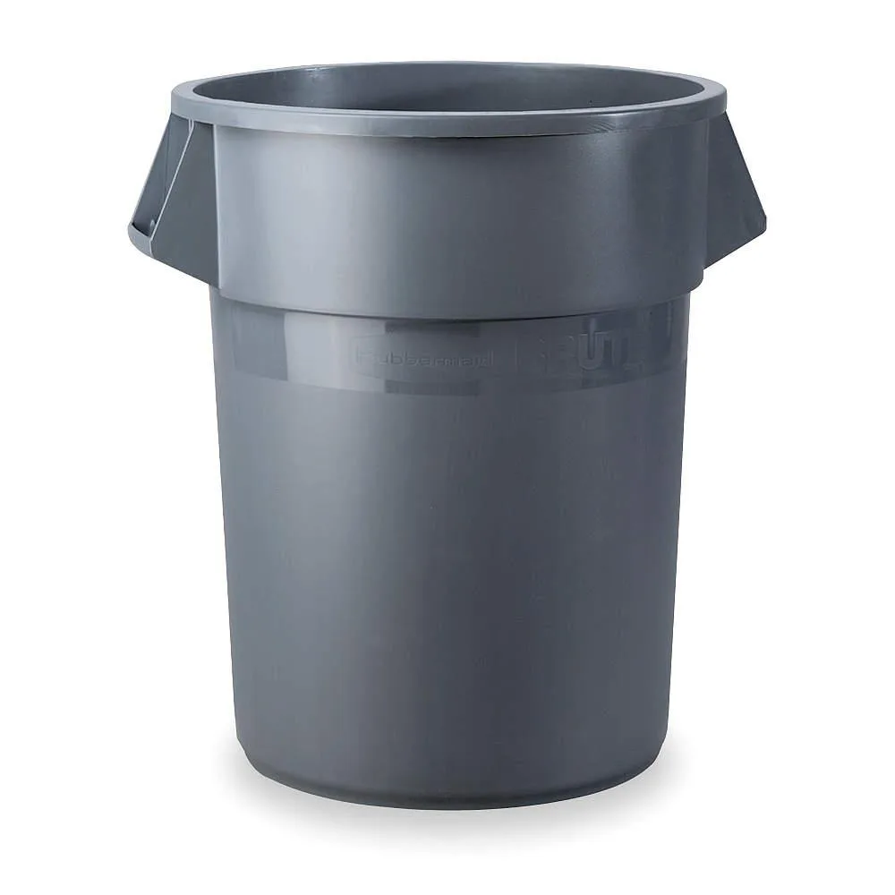Rubbermaid Rubbermaid Brute 55 gal gray round plastic utility container — product photo