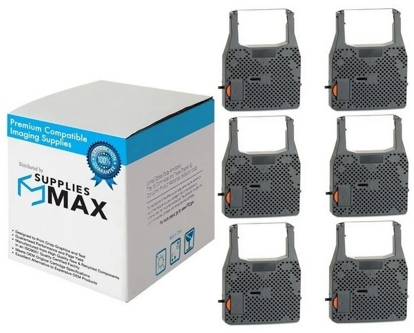 SuppliesMax SuppliesMax Canon AP-11 Black Correctable Ribbon 6 Pack — product photo