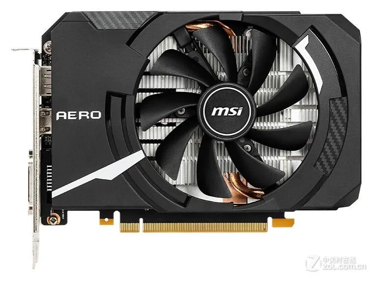 MSI MSI GeForce GTX 1660Ti AERO ITX 6G OC graphics card — product photo