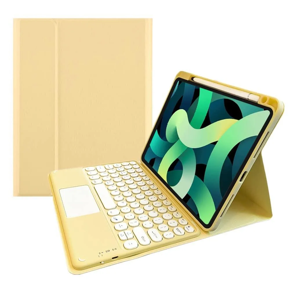 Batianda Batianda Keyboard Case for iPad 11th Gen 11" 2025 / 10th Gen 10.9" 2022 Yellow 2 in 1 Accessory — product photo