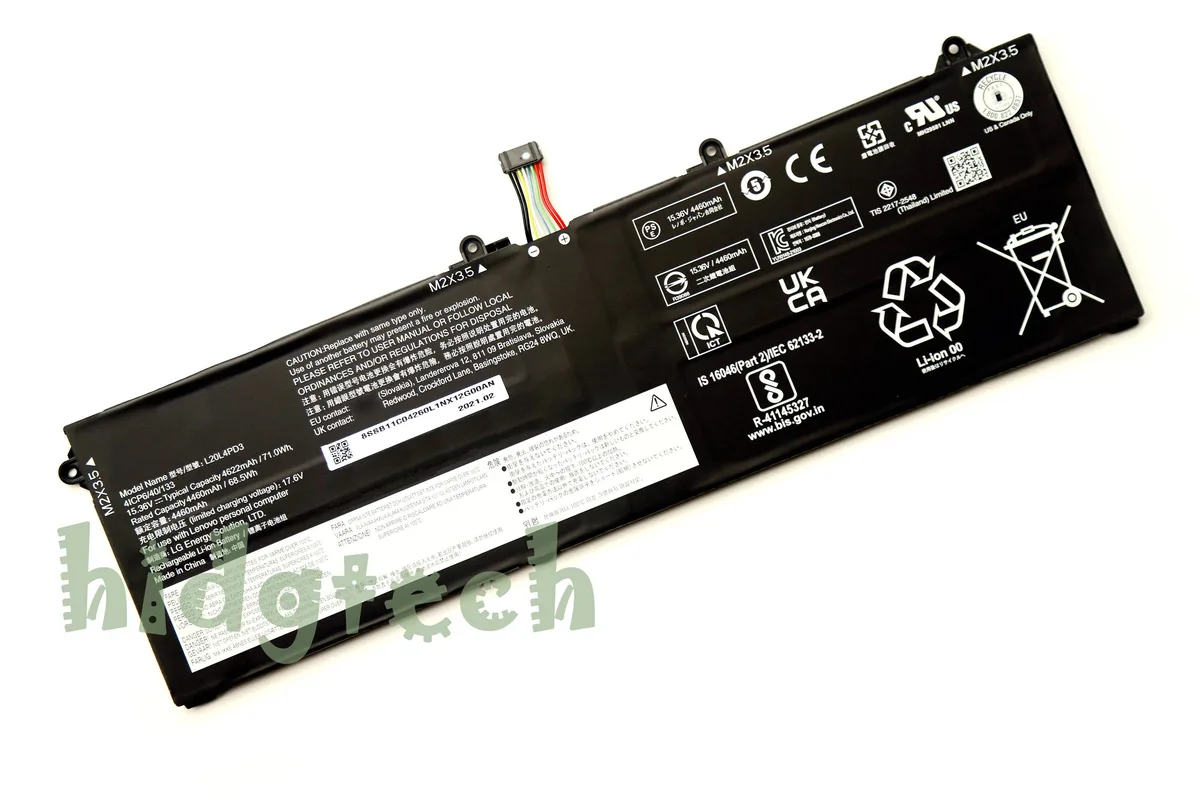 Beisite Beisite L20L4PD3 L20M4PD3 71Wh 15.36V laptop battery — product photo