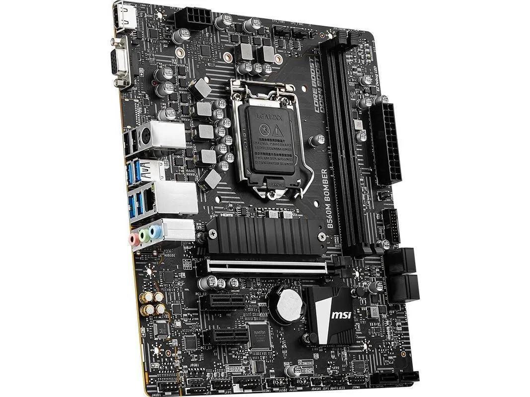 MSI MSI B560M BOMBER Intel B560 LGA 1200 DDR4 Micro ATX Motherboard — product photo