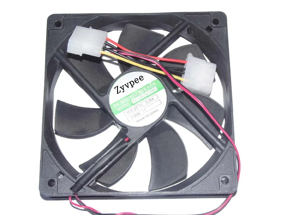 Zyvpee Zyvpee DF1202512SEL 120mm 25mm 2-pin case fan — product photo