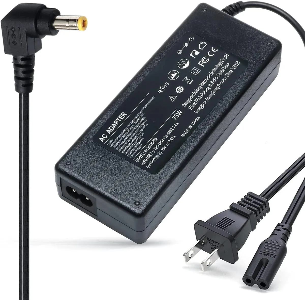 myVolts myVolts 75W 19V 3.95A AC Adapter for Toshiba Satellite — product photo
