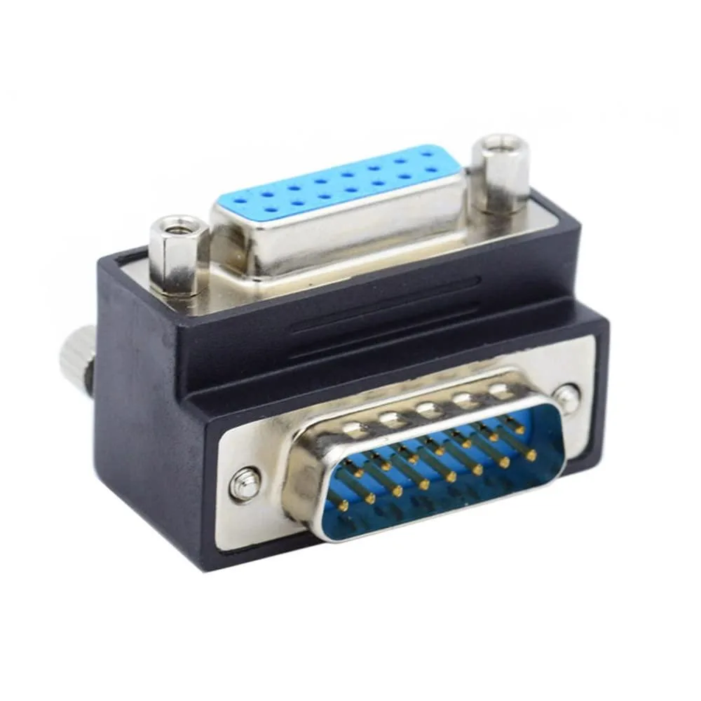 LORDWORLD LORDWORLD 90 Degree Angled DSUB 15pin Male to Female Adapter — product photo