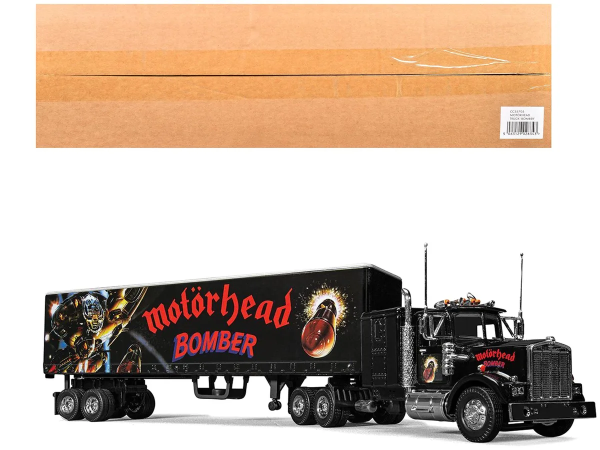 Corgi Corgi "Motorhead Bomber" Transport Truck Black 1/50 Diecast hobby collectible — product photo
