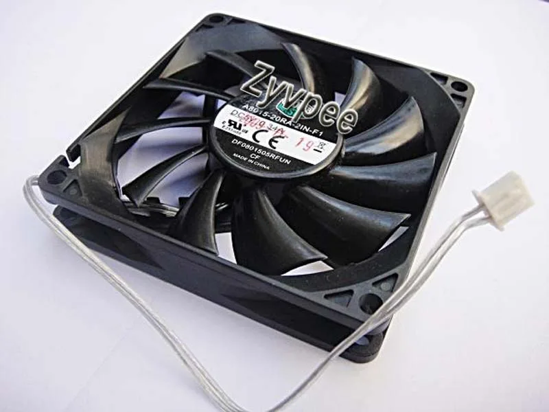 Zyvpee Zyvpee A8015-20RA-2IN-F1 80 mm 15 mm 5 V 0.34 A 2-wire case fan — product photo