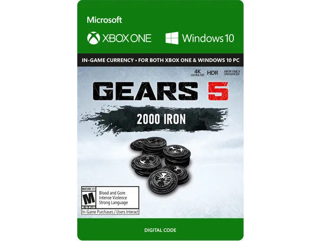Microsoft Microsoft 7LM-00033 Gears 5 2000 Iron downloadable game — product photo