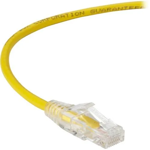 Black Box Corporation Black Box Corporation CAT6 250 MHz Stranded Patch Cable 2 ft 28 AWG 10 Gbit/s Yellow — product photo