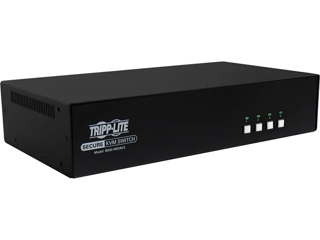 Tripp Lite Tripp Lite B002-HD2AC4 4-Port Secure KVM Switch HDMI to DisplayPort Dual Monitor — product photo