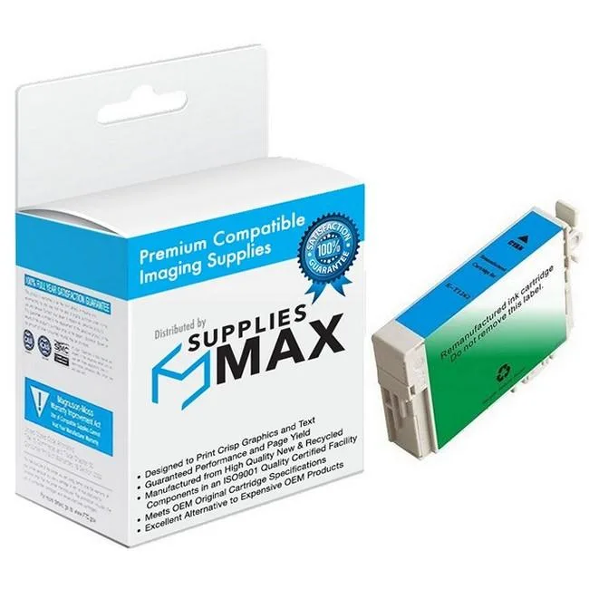 SuppliesMax SuppliesMax T126220 Cyan Inkjet Cartridge 480 Pages — product photo