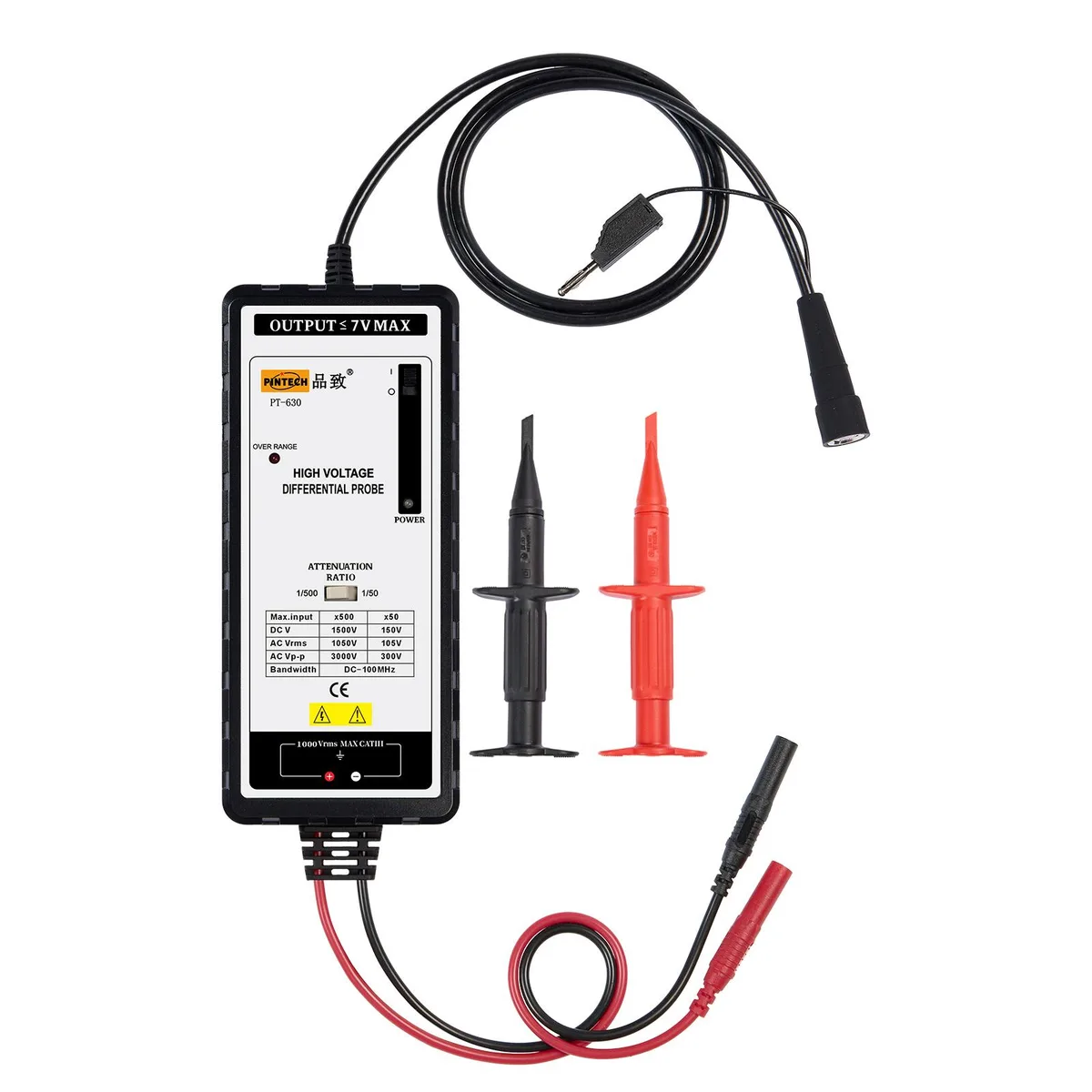 Pintech Pintech PT-630 100MHz 3000V differential measurement tool — product photo