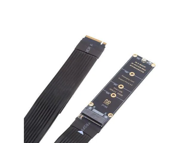 LORDWORLD LORDWORLD NGFF M-Key NVME Male to Female Extension Cable 30cm PCI-E 4.0 — product photo