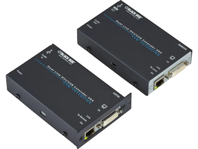 Black Box Corporation Black Box ACU5520A KVM Switch Dual Link DVI-D USB HID CATX Single-Access — product photo