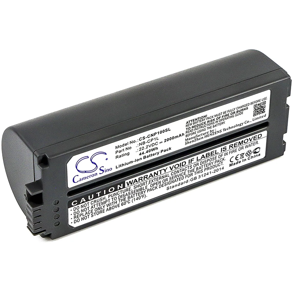 Cameron &amp; Co Cameron &amp; Co DS-CS-CNP100SL Battery 22.2V 2000mAh Grey — product photo