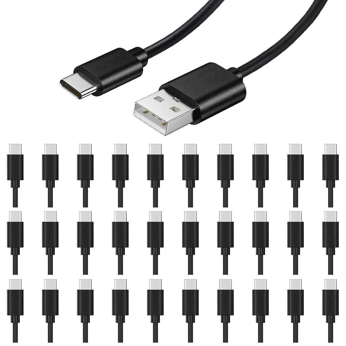 miqpower miqpower 30-Pack USB-C Cable 3.3ft USB 2.0 480Mbps — product photo