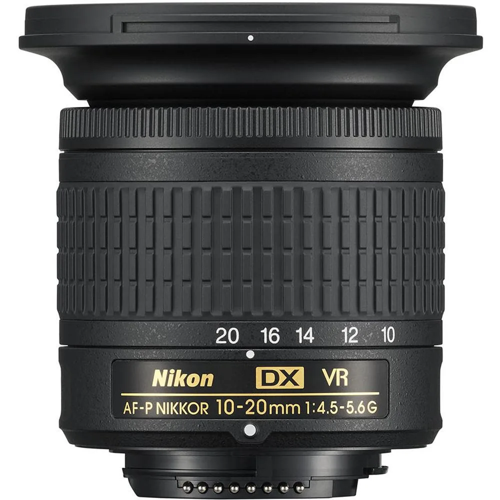 Nikon Inc Nikon AF-P DX NIKKOR 10-20mm f/4.5-5.6G VR camera lens — product photo