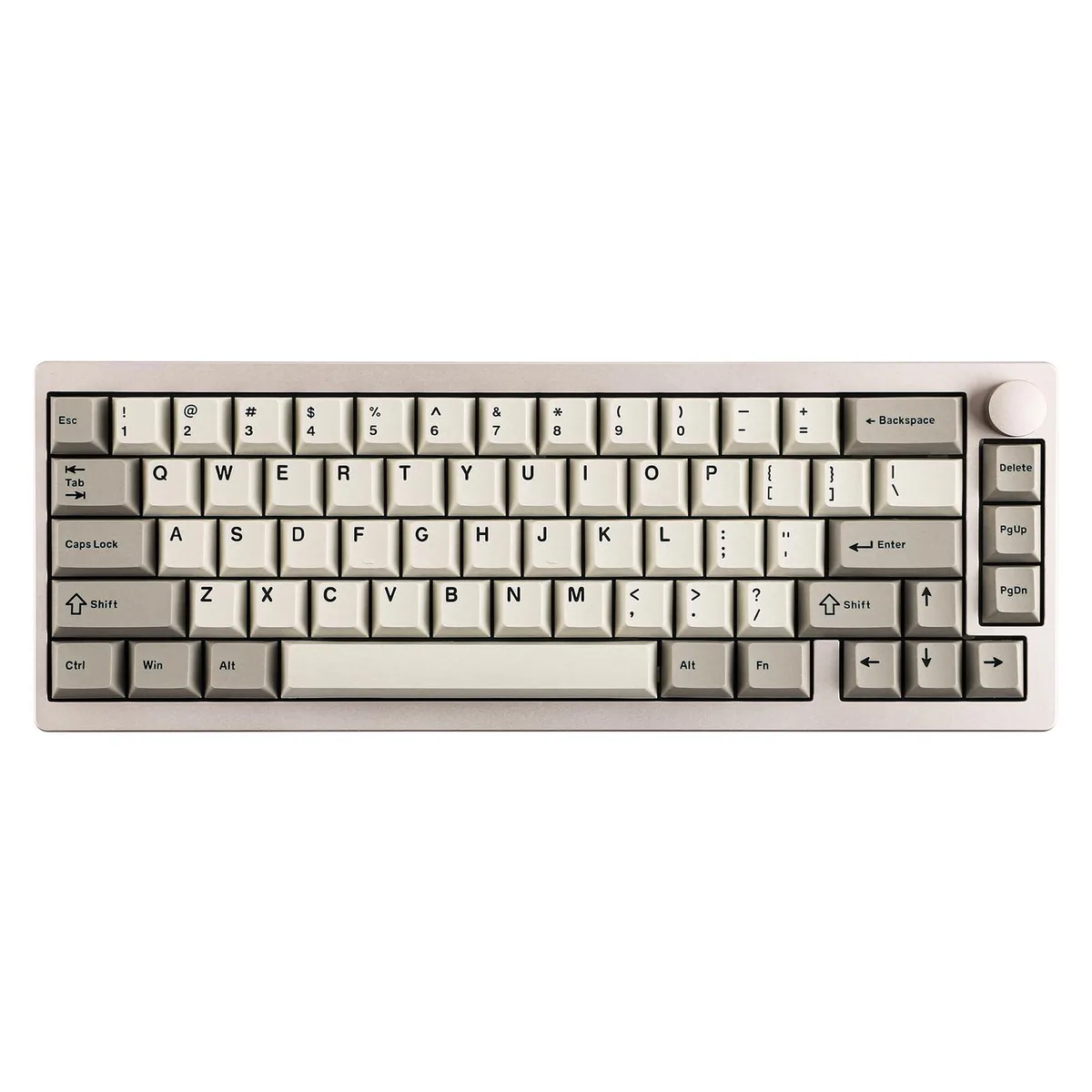 Epomaker Epomaker P65 65% Aluminum Gaming Keyboard Khaki 66 Keys — product photo