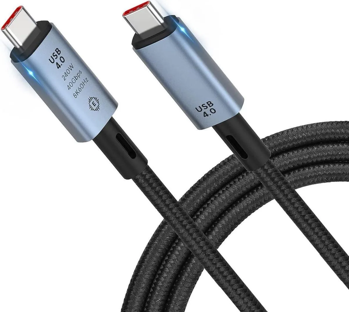 SMUGDESK SMUGDESK Thunderbolt 4 USB 4 Cable 3.3 Ft 40Gbps 240W 8K 60Hz — product photo