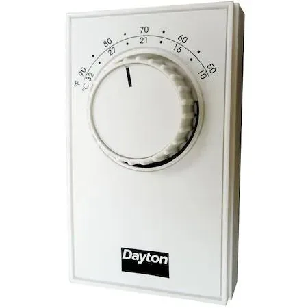 Dayton Dayton 6GVX8C Line Volt Mechanical Tstat Cool 50-90°F 120-277VAC — product photo
