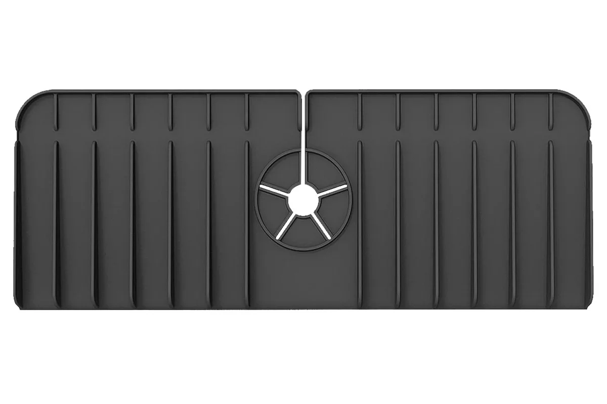 As Seen On TV As Seen On TV Kitchen Sink Splash Guard Black Medium 17.71" x 5.7 — product photo