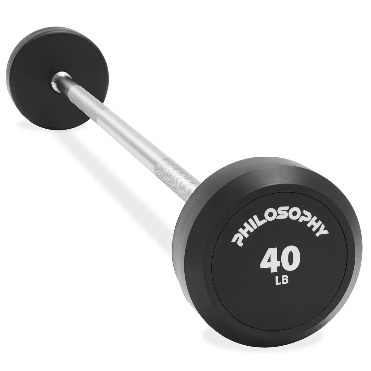Philosophy Gym Philosophy Gym Fixed Barbell 40 LB 1.1 in Diameter — product photo
