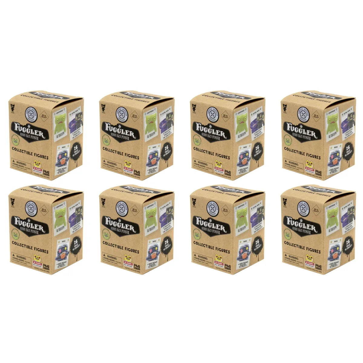 Zuru Zuru Fuggler Mystery Collectible Mini Figures Limited Edition 8 Pack 3.5 inch — product photo