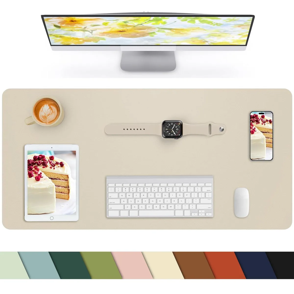  Keychron FYD-3115-Beige Desk Mat 31.5x15.7in Beige — product photo