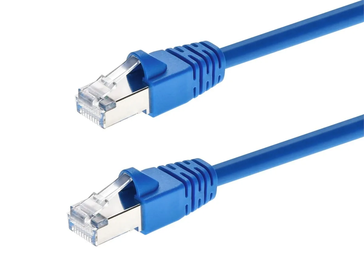 Monoprice Inc. Monoprice 105898 Cat6A STP Ethernet Cable 0.3048m Blue 26AWG 550MHz — product photo