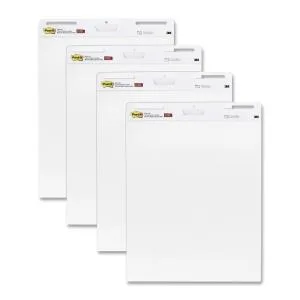 3M 3M 559VAD Self-Stick Easel Pad 25 x 30 White 30 Sheets 4 Pads — product photo