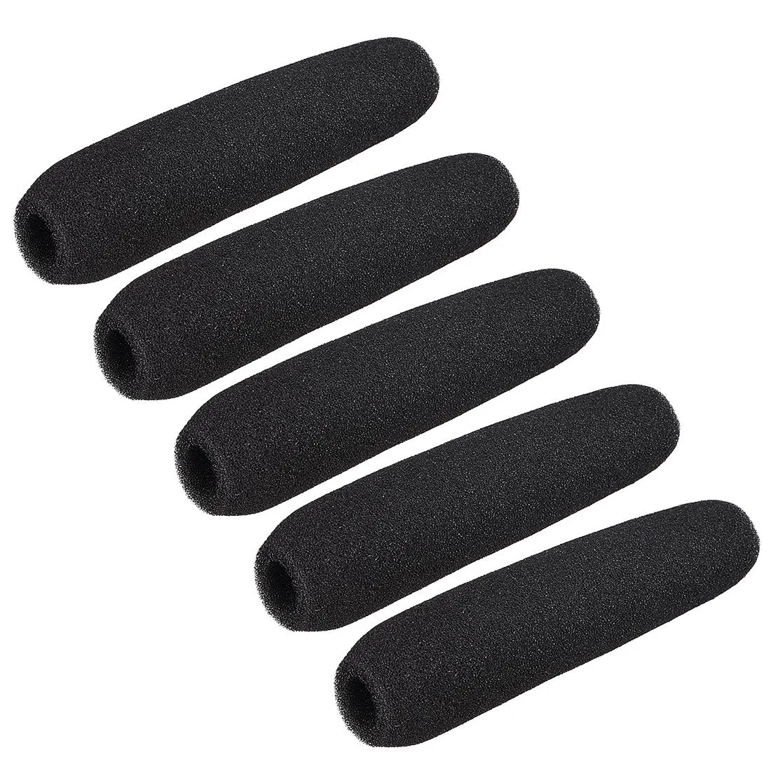 Unique-Bargains Unique-Bargains 5PCS Foam Mic Cover 120mm Black — product photo