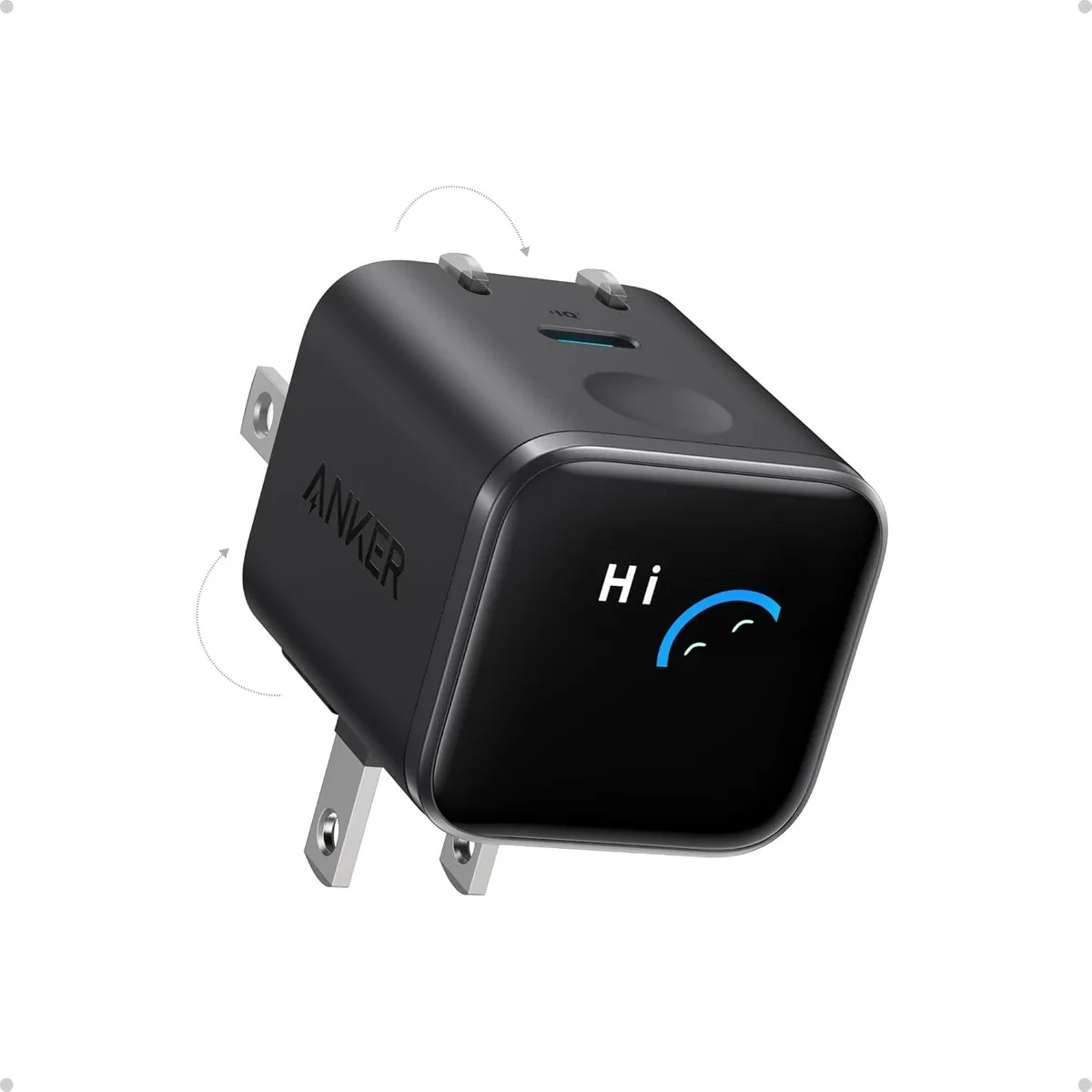Anker Anker Nano A121D 45W USB-C Smart Display Charger Black — product photo