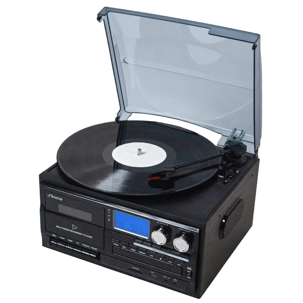 Victor Victor Cosmopolitan 8-in-1 Turntable Music Center — product photo