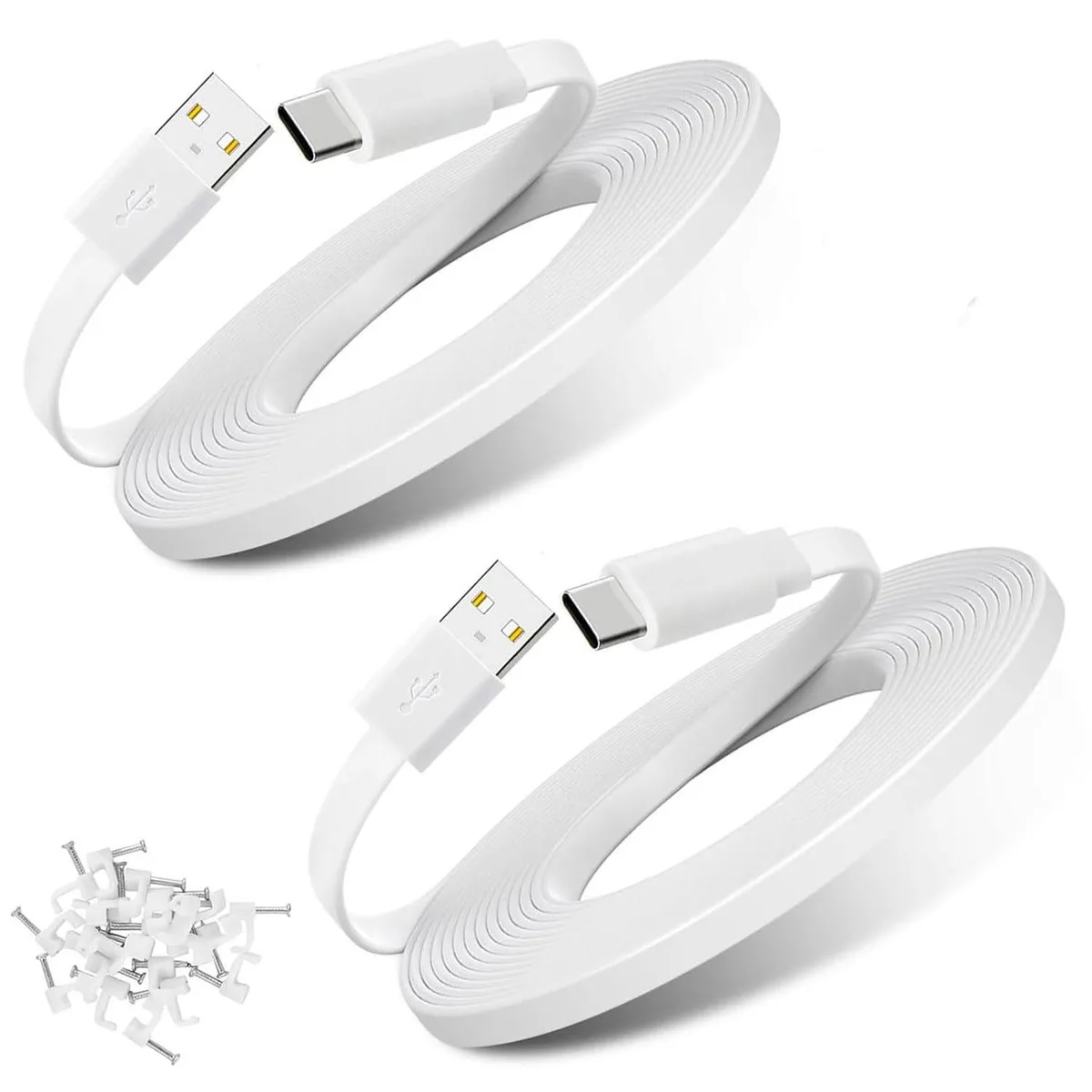  liangxinyun YXY53 USB-C Extension Cable 2-Pack 10ft White — product photo