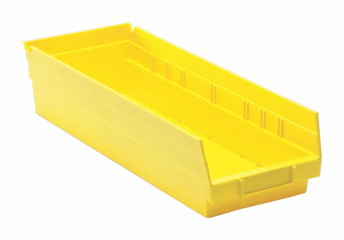 Quantum Storage Systems Quantum Storage Systems QSB104YL Yellow Shelf Bin 17 7/8 in storage — product photo