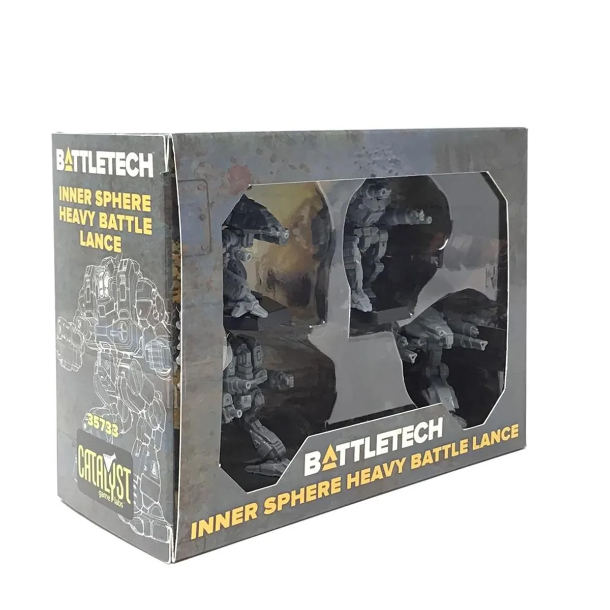 CATALYST GAME LABS CATALYST GAME LABS BattleTech Mini Force Pack Inner Sphere Heavy Battle Lance Minifigures Game — product photo