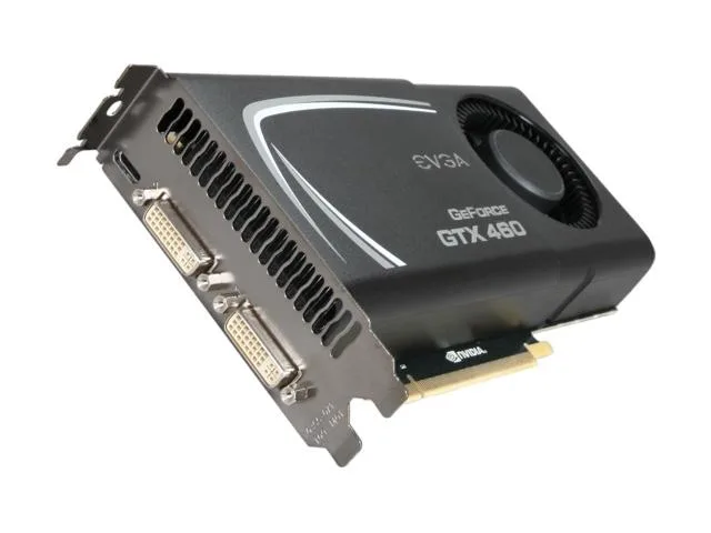 EVGA EVGA GeForce GTX 460 Superclocked EE 1GB GDDR5 graphics card — product photo