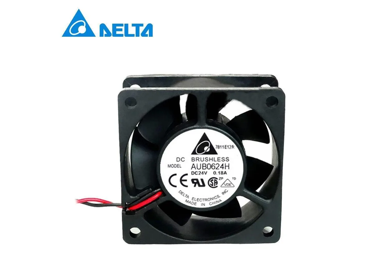 Fans Fans AUB0624H 24V .11A 6025 2-wire case fan — product photo