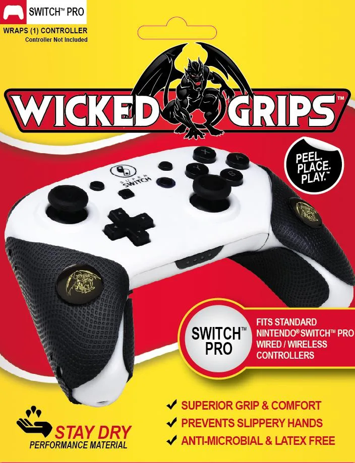 Wicked-Grips Wicked-Grips Nintendo Switch Pro High Performance Controller Grips Glow in the Dark — product photo
