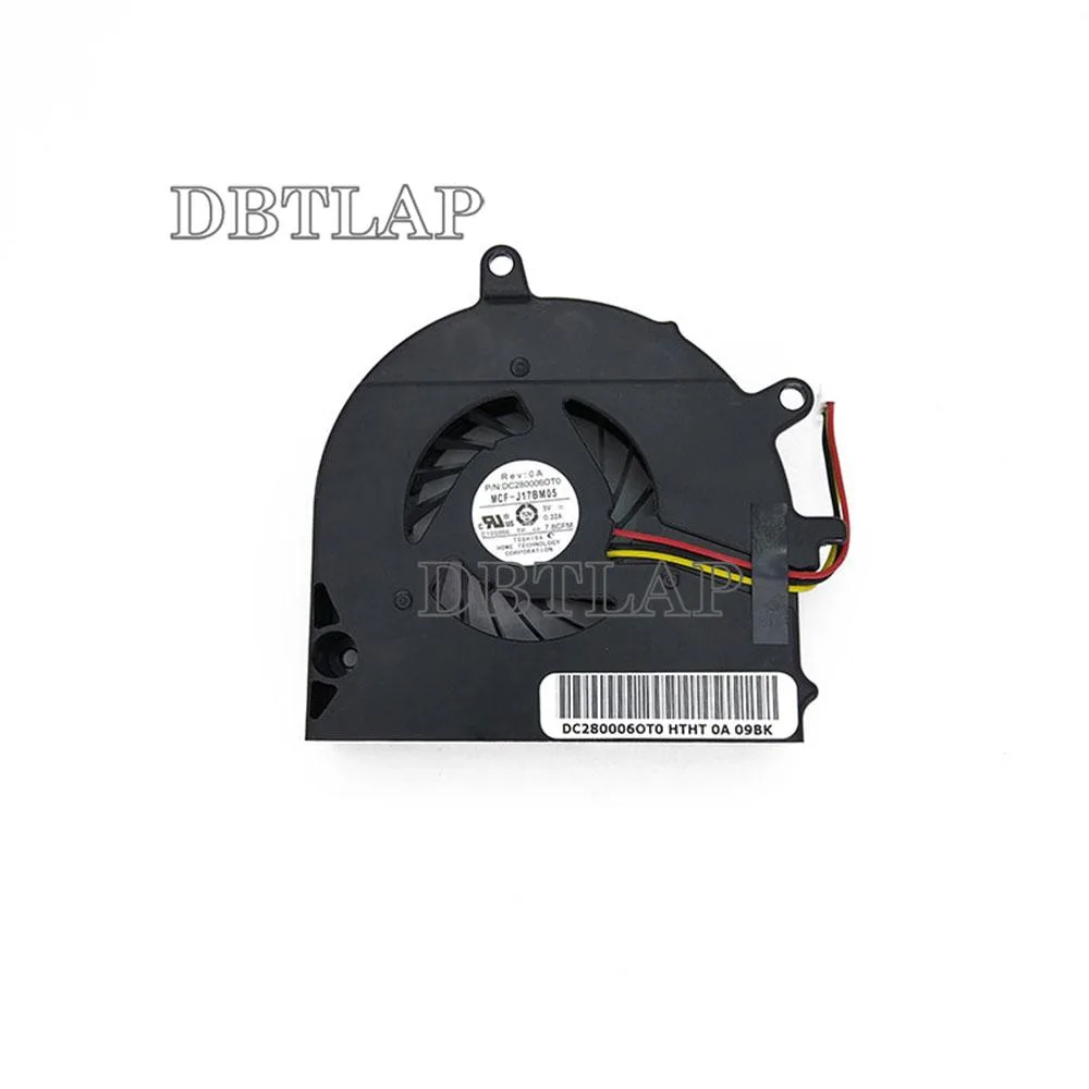 DBTLAP DBTLAP Laptop CPU Fan for Toshiba Satellite A500 series AB7005HX-SB3 — product photo