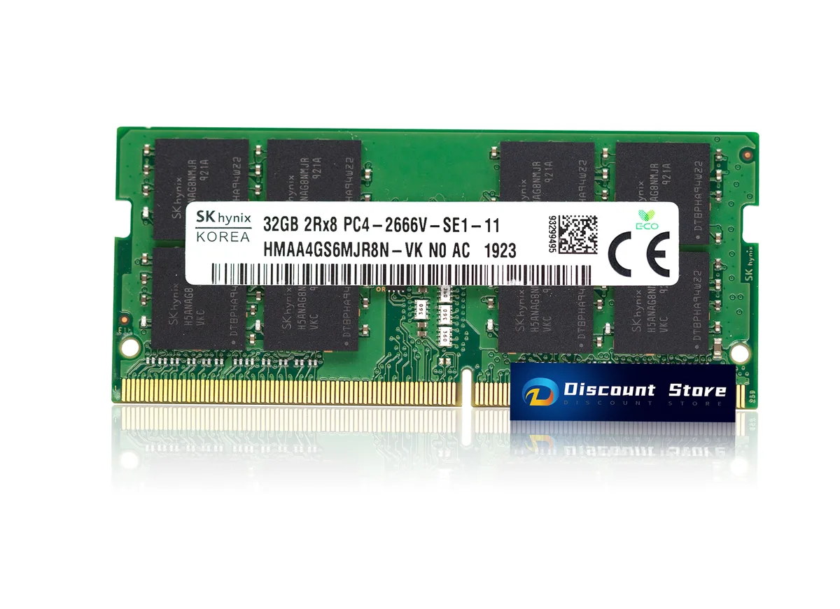 SK hynix SK hynix HMAA4GS6MJR8N-VK 32GB DDR4 2666 CL19 260-pin laptop RAM — product photo