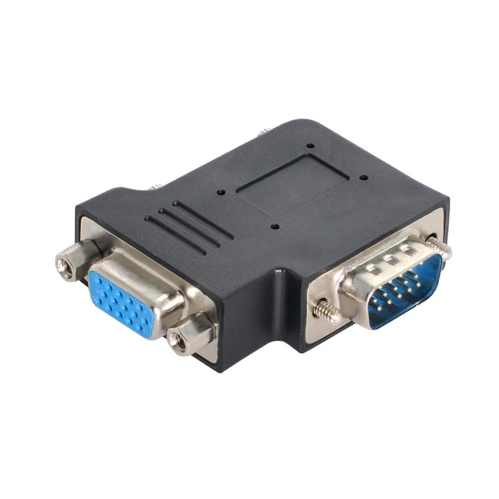 Fervit Fervit 15 Pin 90 Degree VGA Male to Female Modular Adapter — product photo