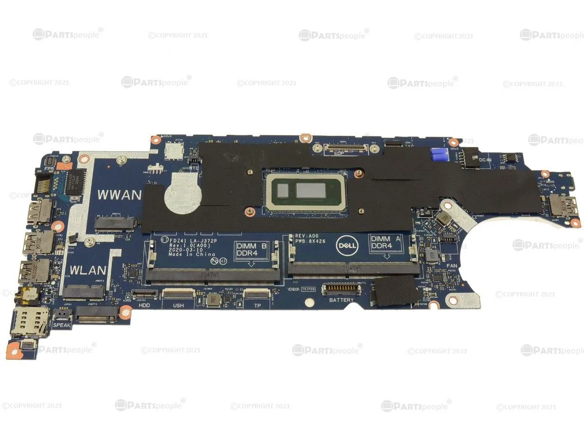 DELL DELL Latitude 5410 Intel motherboard i7-10810U 1.1GHz 98W3W — product photo