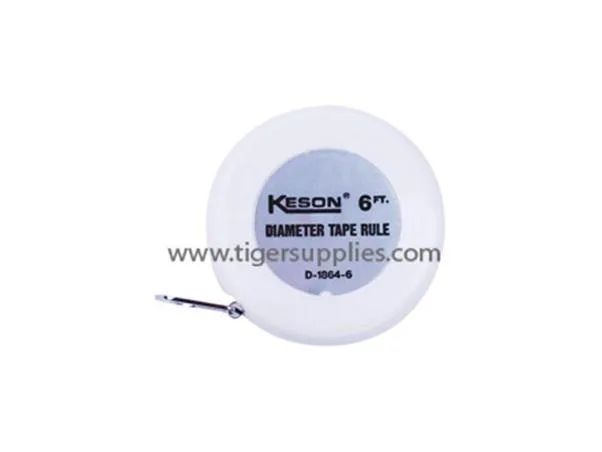 Keson Industries Keson Industries D18646 6 ft Wrap-a-Round Diameter Tape Measure 1/4 in Blade — product photo