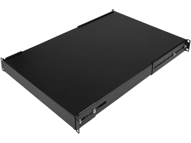 STARTECH STARTECH ADJSHELFHD 1U Heavy Duty Rack Shelf 175 lbs 27.6in Deep — product photo