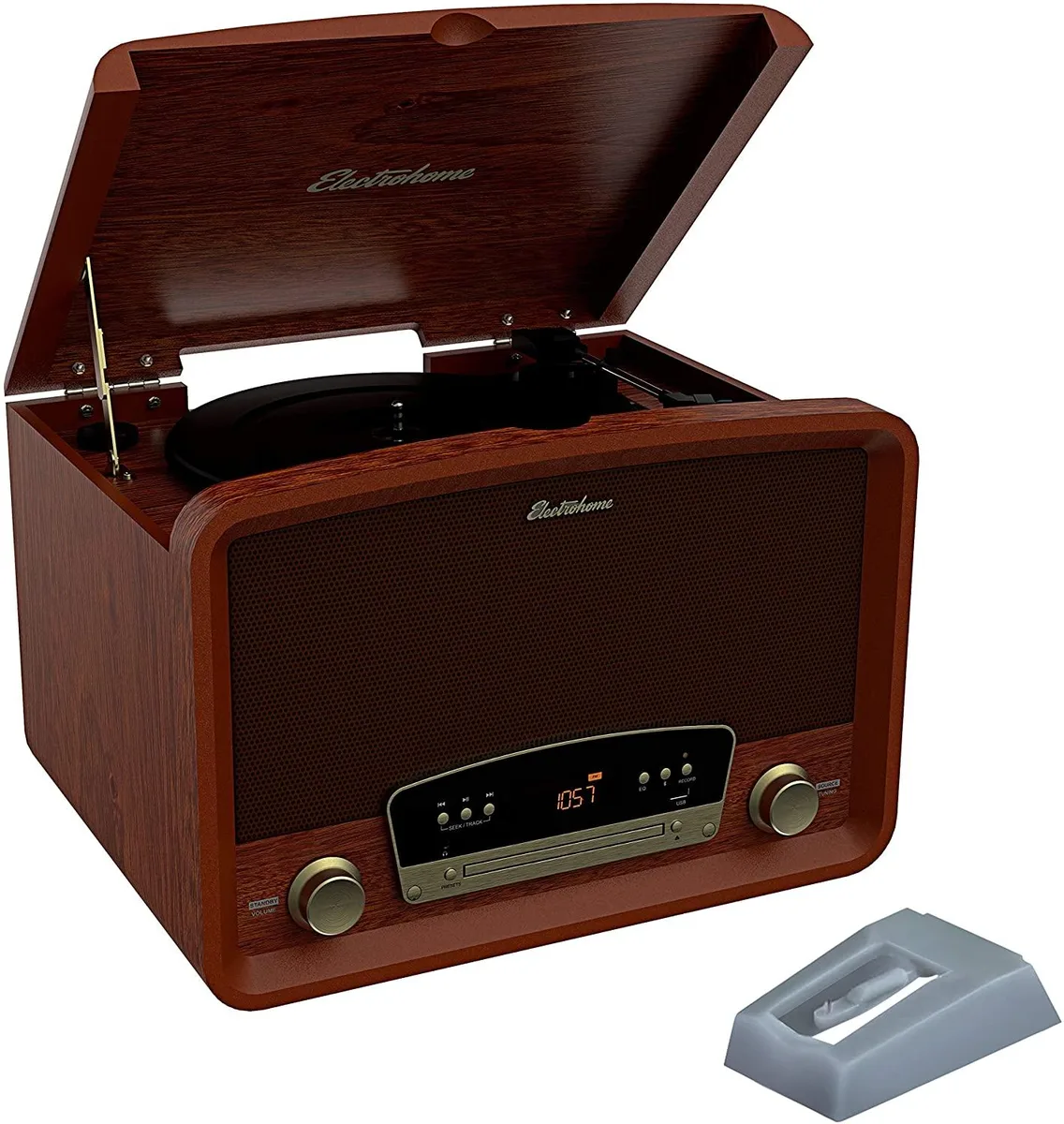 ELECTROHOME ELECTROHOME RR75BCC 7-in-1 Turntable Brown — product photo