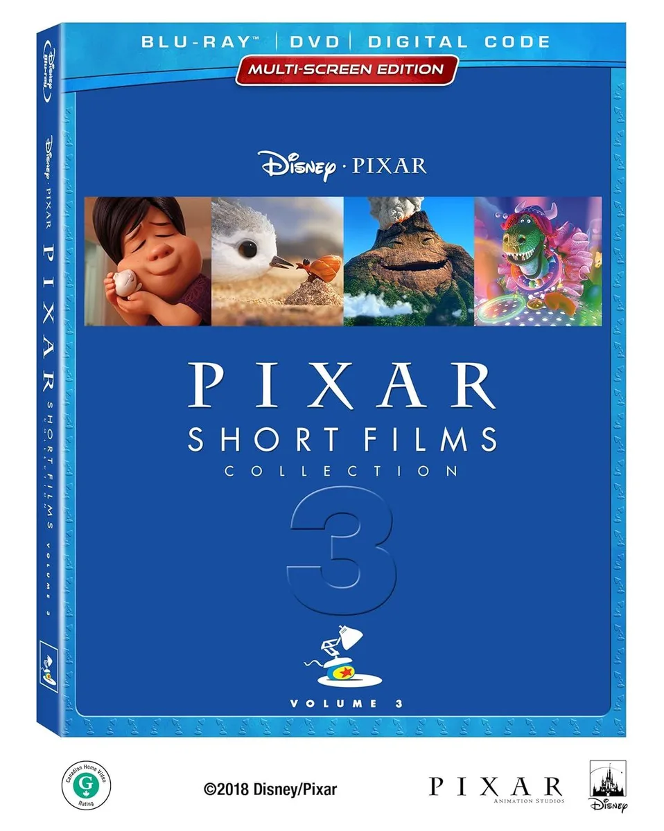 Pixar Pixar Shorts Volume 3 Blu-ray 13 Shorts 2018 — product photo