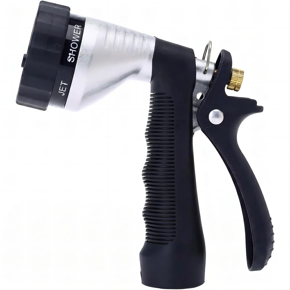 GREEN MOUNT Metal Garden Hose Nozzle 6 Patterns — product photo